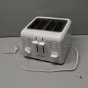 Cuisinart 4-Slice Compact Plastic Toaster, White, CPT-142P1