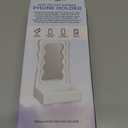 Wavy LED Plug In Vanity Mirror with Phone Holder 1-Pack