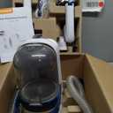 Dog Grooming Vacuum, Pet Grooming Vacuum Kit 2.3L Suction 99% Pet Hair with 5 Tools for Dog Cat for Shedding Grooming, Low Noise (Blue & White)