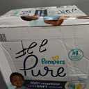 Pampers Pure Baby Diapers, Size 4 (22-37 lbs), 108, Up to 100% Leakproof, Premium Hypoallergenic Soft Diapers