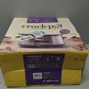 Crock-Pot Large 8-Quart Programmable Slow Cooker with Auto Warm Setting Black Stainless Steel