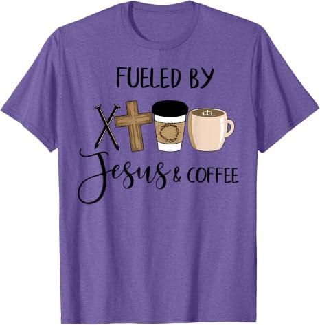 Fueled by Jesus Coffee T-Shirt, Large