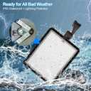 ledmo 480W LED Parking Lot Light,5000K 72000LM Super Bright Dusk to Dawn Outdoor Commercial Street Light IP65 Exterior Security Large Area Flood Lighting with 180Adjustable Bracket
