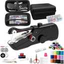 Beginner's Sewing kit with Storage Handheld Sewing Machine, Portable Sewing Machine with Storage, Electric Switch, Two Speed Modes,Easy to Operate.Sewing Machine for Beginners.
