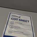 Cot Sheets 31" x 75"(Sheet Only), Cot Fitted Sheet Ultra Soft and Breathable Snug Fit for Narrow Twin Mattress/RVs Bunk/Guest Beds/Army Cots/Trifold Mattress/Travel Size Mattress Grey