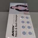 AMZPONY Cordless Neck Massager for Pain Relief Deep Tissue, Rechargeable Shiatsu Neck and Back Massager with Heat Kneading Shoulder Massage for Body Muscle Pain Relief,Gifts for Dad Mom Friends (Black)