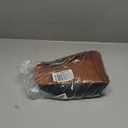 9 Inch Large Air Fryer Silicone Liners - 2 PCS Square Reusable AirFryer Basket Liners for 5-8QT Air fryer, Air fryer Accessories for Baking Roasting Microwave (Black + Brown)