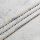 Majestic Giftware Premium Jacquard Fabric (1232-60X72) | 60" Wide X 72" Length Lvory/Silver/Gold Cloth for Table Runner, Upholstery, Pillows & Window Treatments | Soft & Washable Cloths for Home