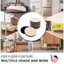 COVERCORNER Furniture Sliders for Hardwood Floors, Furniture Sliders for Carpeted Floors, 16 PCS 3 1/2 inch Combo Pack, Sliders for Moving Furniture, Furniture Movers Sliders
