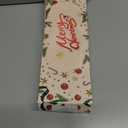 Christmas Tree Topper Bow53 x 13 Inches Velvet Large Christmas Bow Decor with Long Glittering Streamer LineXmas Decorations for Tree Wreath Door Festival Home(Olive Green & Gold Line)