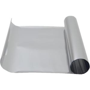 One-Way Privacy Window Film - Static Cling Mirror Window Film UV Blocking Window Film, Window Heat Blocking Film Window Privacy Film | Non-adhesive Window Heat Blocking Film Home Window Tint for Doors (45x200cm)