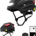 Lumos Ultra Smart Bike Helmet | Customizable Front and Back LED Lights with Turn Signals | Road Bicycle Helmets for Adults: Men, Women (XL (24"-25-1/2" / 61 to 65cm), Charcoal Black with MIPS)