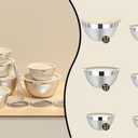 Mixing Bowls with Lids Set 10pcs | Stainless Steel Mixing Bowls with Graters and Egg Whisk,Nesting Bowls Set for Baking, Cooking, Meal Storage(1.2QT-5.5QT) (Khaki)