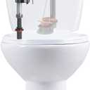Fluidmaster K-400A-5004 Universal Toilet Fill Valve and 2 in. Toilet Flapper Repair Kit, 2- Pack