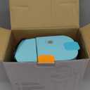 Single Serve One Cup Coffee Maker, for K Cups and Grounds, Mini Coffee Maker with Portable Handle, 6 to 12 Oz Brew Size, for Travel, Camping, Office, RV and Dorm, 120V, Aqua