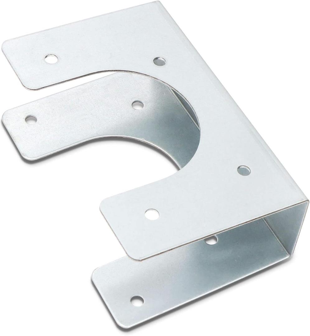 Bueyfolt 16 Packs Width 1.5" Metal Stud Shoes for 2-1/2" Pipes, 16 Gauge Galvanized Notch Stud Brackets, Extra Support for Electrical Wiring or Plumbing Passing Through The Wood Studs