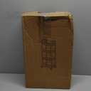 ShellKingdom 4 Tier Bathroom Storage Organizer, Toilet Paper Holder, Slim Rolling Storage Cart for Narrow Space with Handle, Mobile Shelving Unit for Bathroom, Kitchen, Laundry (White)