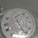 Indoor Outdoor Thermometer Wall Large Numbers Thermometer No Battery 10" Hanging Digital Weather Hygrometers for Home Garden Outside Patio Decor (White)