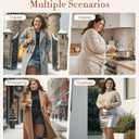 Justay 1 Pair Plus Size Fleece Lined Tights Women Winter Warm Thick Pantyhose Fake Translucent Thermal Leggings for Gifts, Size 3X-Large-4X-Large