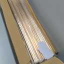 10 Pcs Wedding Flower Stand Metal Vase Stand with Plates Gold Floor Metal Column Gold Rectangular 7.87" x 7.8 7"x 31.5" Flower Display Stands Table Flower Stands for Wedding Party Events Table Decor (31.5 inch Tall)