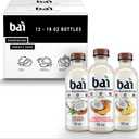 Bai Coconut Variety Pack, Antioxidant Infused Water Beverage, with Vitamin C and No Artificial Sweeteners, 18 fl oz bottles, 12 pack, BBD February 15, 2026