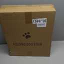 Dog Stairs for Car, Foldable Ramps for Dogs with Non-Slip Surface for Large Dogs Portable Dog Steps for Cars and SUV, Truck to 200 lbs, 4 Steps