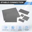 MECCANIXITY 4pcs 1/16"(1.5mm) x4 x4 Steel Plate, Black Hot Rolled A36 Steel Sheet Plate Base, Square Weldable Metal Discs for Industrial Construction Structural Support