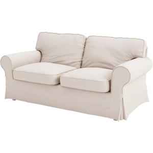 Heavy Cotton UPPLAND (Not EKTORP) Loveseat Sofa Cover Replacement Made Compatible for IKEA UPPLAND Sofa Slipcover Replacement (Uppland Loveseat Polyester Beige)