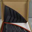 YHCDSEA for Model Y Side Window Louver Cover Sport Style for Tesla Model Y 2021 2022 2023 2024 2025 2026 Accessories (Matt Carbon Fiber Pattern)