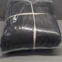 EVERGRACEHOME Cotton Sateen Quilt Set King Size, Pre-Washed Cotton Channel Stitch Coverlet Bedspread, 3 Pieces Lightweight Soft Bedding Sets for All Season, with 2 Pillow Shams, Washed Black (King/Cal King (108" x 96"))