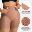 SHAPELLX Shapewear for Women Tummy Control Underwear High Waist Butt Lifting Shorts Seamless Slimmer Womens Body Shaper (Beige, L)