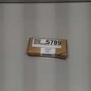 Ivilon Fixed Brackets for Curtain Rods - for 7/8 or 1 Inch Rods. Set of 2 - Black