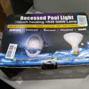 120V 10-Inch Pool Light for Inground Pools, IP68 Waterproof Pool Lights, Includes 2 x 500W Incandescent Bulbs, 100ft Cord, Direct Replacement Pentair Amerlite & Hayward AstroLite, Fits 10'' Pool Niche