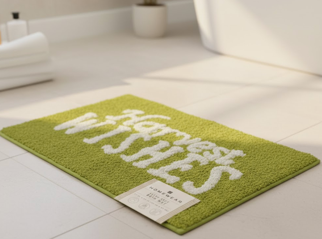 HomeWear Crafted With Premium Microfiber Fibers That Provide Exceptional Softness and Comfort After Every Shower or Bath, Homewear Ultra Soft Bathat 17x24" 