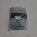 Mixhug Set of 2 Cozy Velvet Square Decorative Throw Pillow Covers for Couch and Bed, Turquoise, 18 x 18 Inches