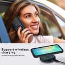 Magnetic Case for Galaxy S24 5G case,Samsung S24 Heavy Duty case,[Military Grade Protective ],[Shockproof] [Dropproof] [Dust-Proof], (with Belt Clip, Black-MAG)