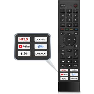 Replacement for Hisense Smart TV Remote Control,Universal for Hisense 4K UHD Android Smart TVs (Not for Fire & Roku TV)