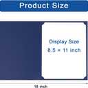 Certificate Holders, Navy Blue Certificate Frame Diploma Holders with Gold Foil Border for Letter Size 8.5x11 inch Award Certificates, 30packs