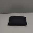 Pro Goleem Small Pillow 11x6x2.5 for Camping and Traveling with Name Tag Mini Tiny Pillow for Kids Sleeping and Chair Car Air Nap Neck Lumbar Knee Rest Pillows, Black