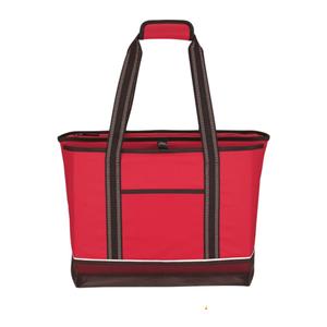 Tote, cooler W/Pocket Red 2 Pack