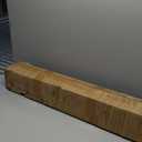 3.5" x 47" Red Oak Wood Stair Newel Post with a Single Groove Notched Newel Wood Balusters for Staircase Interior and Outdoor Railing Newels for Stair Handrails(1 Pc)