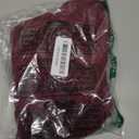 MANGOPOP Women's Mock Turtle Neck Slim Fit Long Sleeve Shirts Fall Fashion Tight Tops Basic Tee Winter Undershirt (Large, 07 Burgundy)