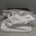 efluky Slim Laundry Basket, Narrow Laundry Hamper with Handles, Collapsible Dirty Clothes Hamper, Tall Laundry Bin for Laundry Room, Dorm and Bedroom, 12.7 Gallons(48L) White