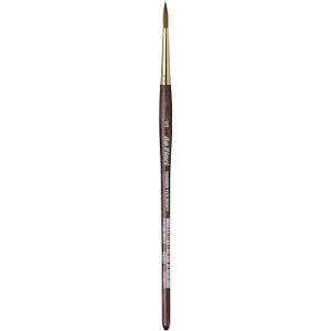 da Vinci Watercolor Series Paint Brush, Round Harbin Kolinsky Red Sable with Black Handle, Size 5 (1526Y-05)