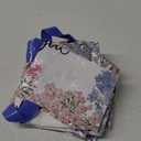 Purple Q Crafts Thank You Bags for Business 50 Pack 15" W x 12" H Floral Plastic Shopping Bags With Soft Loop Handle Thank You Shopping Bag