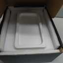 Luxury Glass Hand and Dish Soap Dispenser Set by Brighter Barns - Kitchen Soap Dispenser Set with Tray for Kitchen Sink - White and Gold Home Accessories & Decor for Restaurants, Airbnb, Gift (Gold)