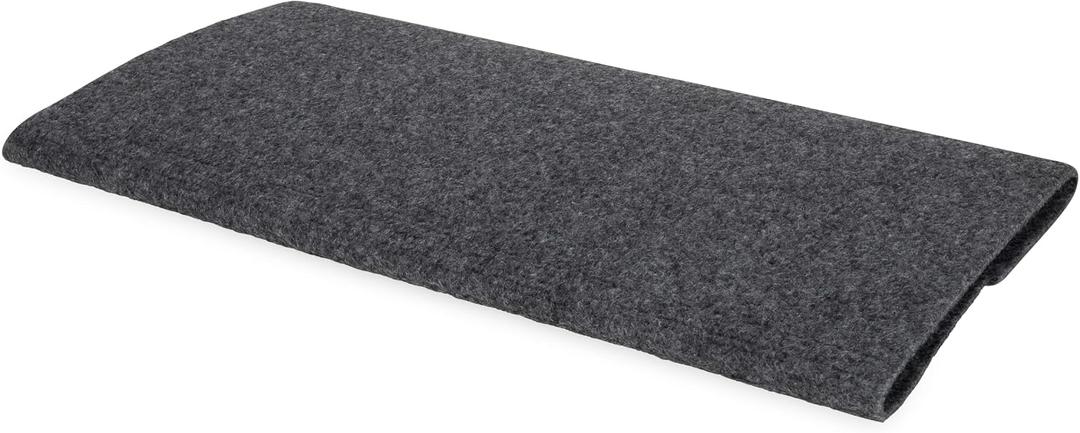 Camco Wrap Around RV Step Rug - for Manual & Electric RV Steps - Easy Install, No Tools Required - Fits 18" Wide RV Steps - Weather-Resistant (42925)