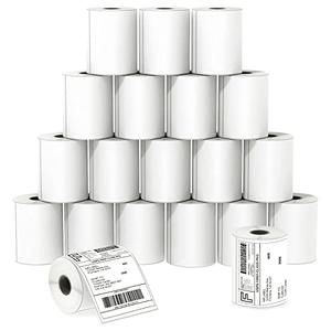MFLABEL 4x6 Direct Labels, Perforated, Commercial Grade, for Thermal Printer, 250 Labels/1 Roll, 19 Rolls