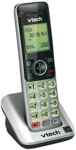 VTech CS6609 DECT 6.0 Expandable Cordless Accessory Handset Only (Requires Compatible Base: CS6619, CS6629, CS6648, CS6649) - Silver/Black