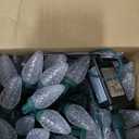 Minetom C9 Christmas Lights Outdoor, 72 FT 110 LED C9 String Lights, 8 Modes & Timer Connectable Waterproof for Christmas Tree Light Indoor Outdoor Roofline Patio Outside Yard Xmas Decor, White